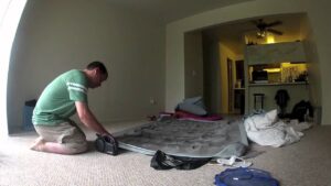 How to find a leak in an air mattress